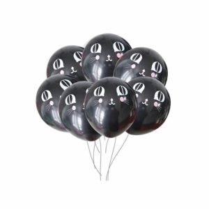 Ballonnen zwart katjes