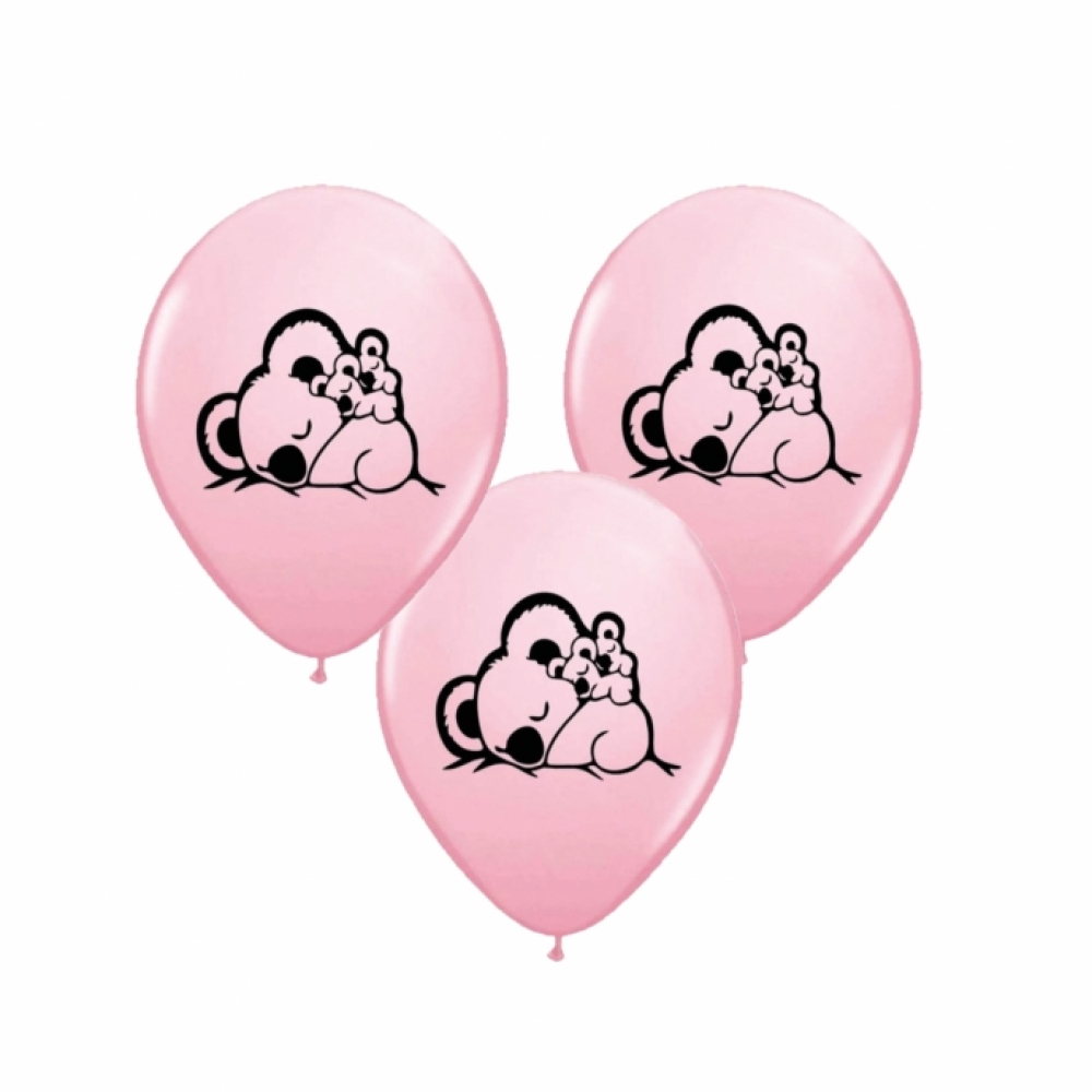 Ballonnen koala roze