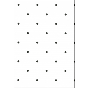 Fabulous World Behang Dots wit met zwart 67105-3