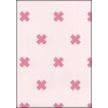 Fabulous World Behang Cross roze 67104-2