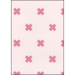 Fabulous World Behang Cross roze 67104-2