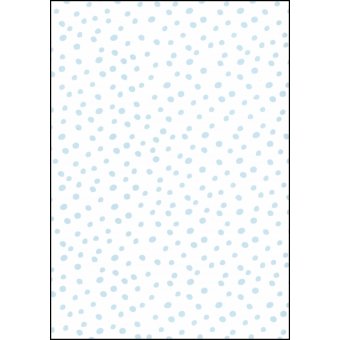 Fabulous World Behang Dots wit en blauw 67106-3