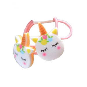 Elastiekjes unicorn hoofdjes oogjes