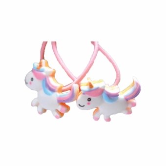 Elastiekjes unicorn rennend
