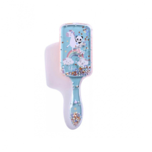 Haarborstel unicorn mint