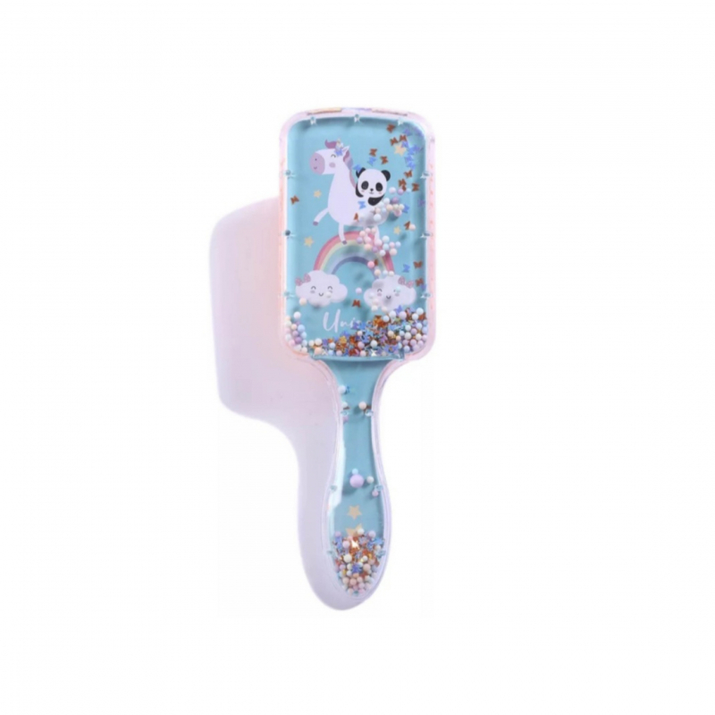 Haarborstel unicorn mint