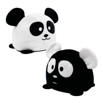 Panda knuffel omkeerbaar Panda knuffel omkeerbaar