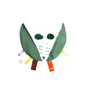 Labeldoek muis donkergroen