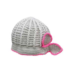 Mutsje gehaakt roze