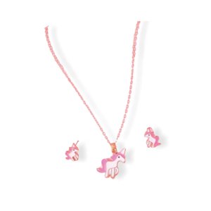 Kindersieraden setje unicorn roze