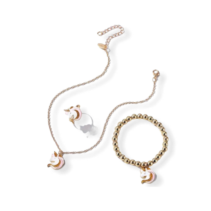 Kindersieraden 3-delig setje unicorn 