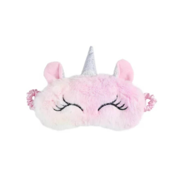 Slaapmasker unicorn roze
