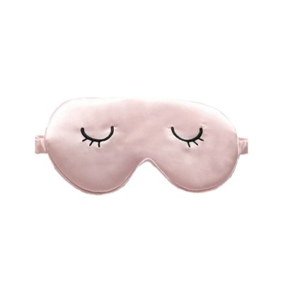 Slaapmasker oogjes roze