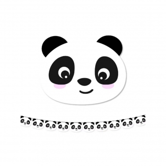 Papieren slinger panda