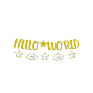 Papieren slinger hello world boy