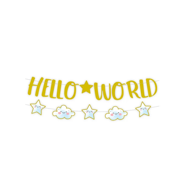 Papieren slinger hello world boy