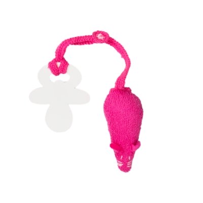 Speenclip muis fuchsia