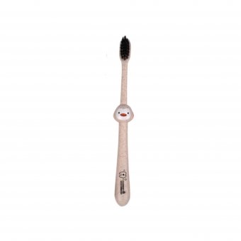 Tandenborstel pinguïn beige