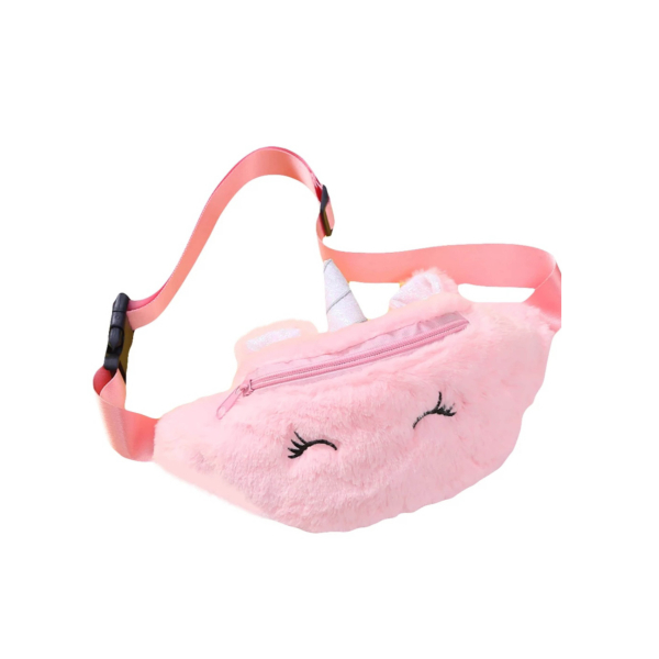 Heuptasje unicorn effen roze