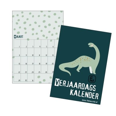 Verjaardagskalender dino