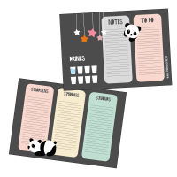 Weekplanner panda