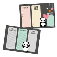 Weekplanner panda