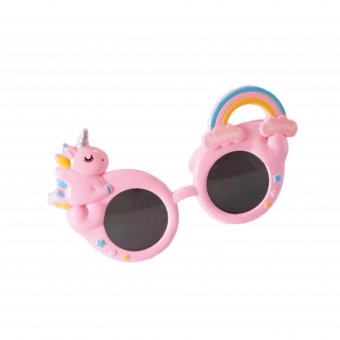 Zonnebril unicorn roze