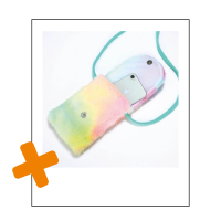 Crossbody tasje unicorn paars