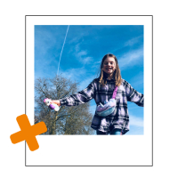 Heuptasje unicorn paars