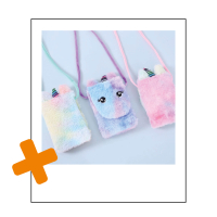 Crossbody tasje unicorn paars