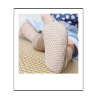 Baby slofjes poesje mint/roze