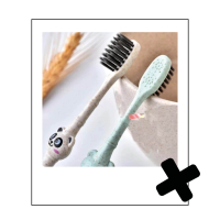 Tandenborstel panda roze