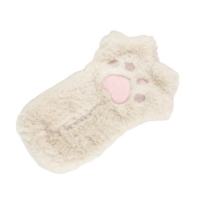 Etui kattenpoot offwhite fluffy