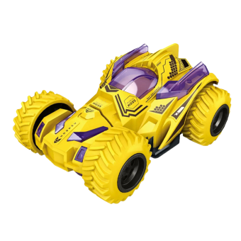 Fabs World stuntauto geel/paars