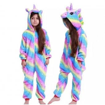 Onesie unicorn streep mt S