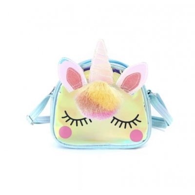 Unicorn crossbody handtasje blauw