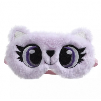 Slaapmasker kat lila
