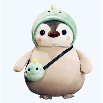 Kawaii knuffel pinguin dino