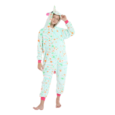 Onesie unicorn mint sterren