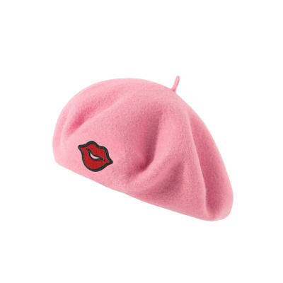 Kinder baret roze lips