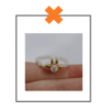 Konijnen ring wit