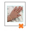 Konijnen ring wit