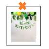 Papieren slinger Happy Birthday Dino