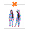 Onesie unicorn streep mt S