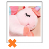 Unicorn knuffel roze