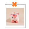Unicorn knuffel roze