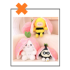 Kawaii knuffel fruit boefje