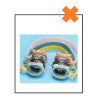 Duikbril Krab roze/blauw