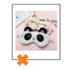 Slaapmasker panda meisje