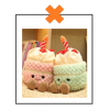 Kawaii knuffel cupcake lichtroze